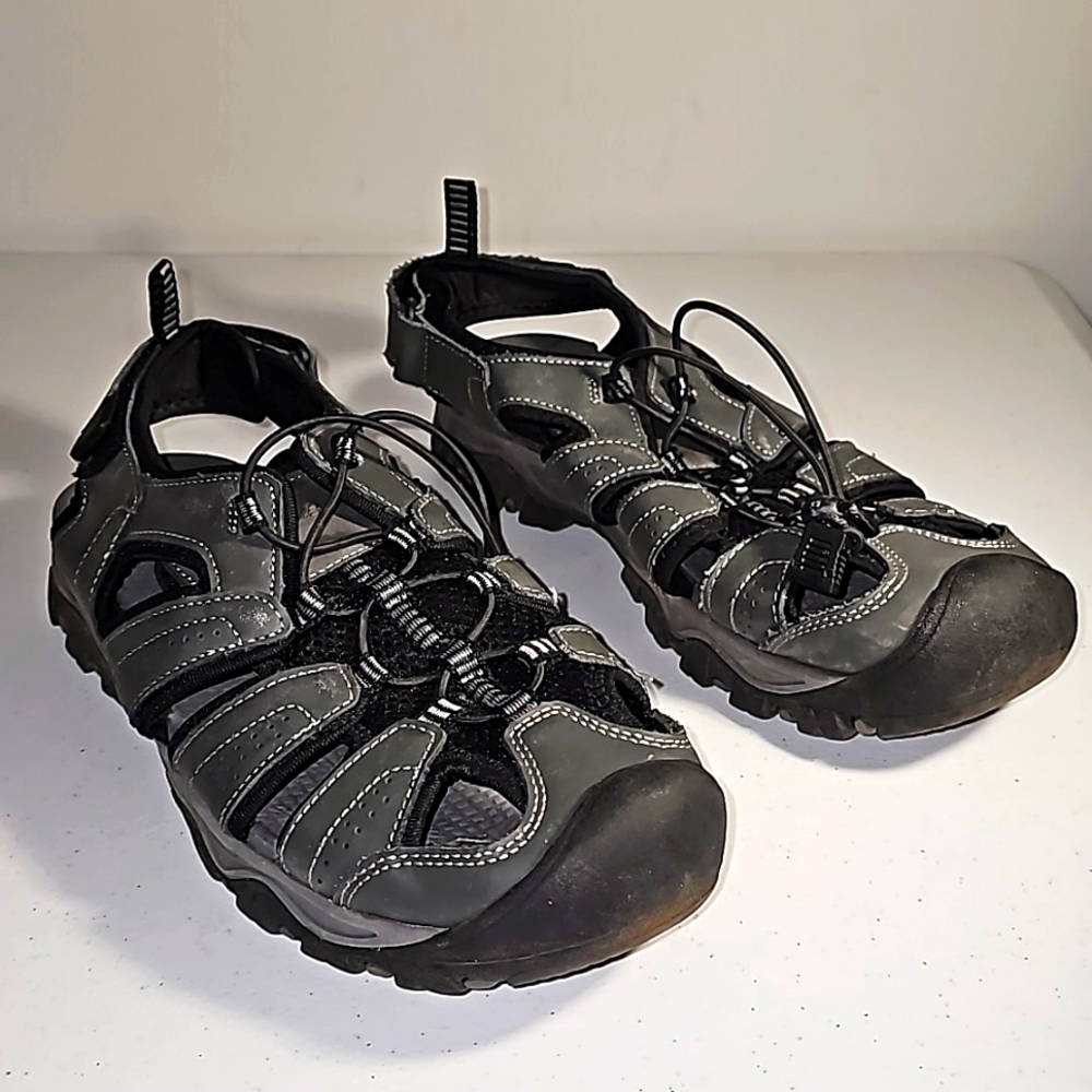 Eddie Bauer Mens Size 11 Velcro Back Elastic Toggle Hiking/River/Outdoor…
